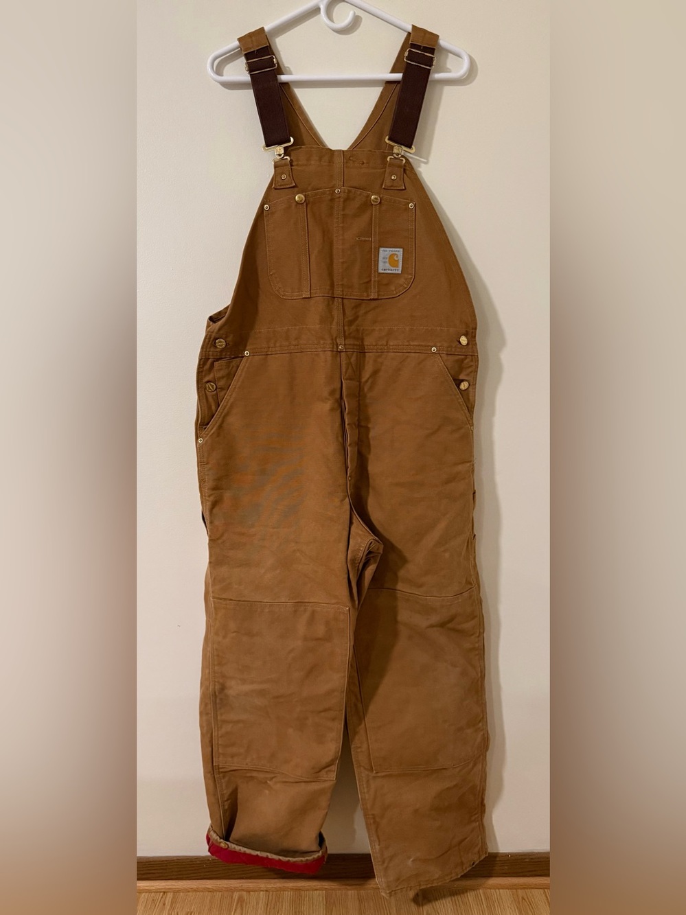 Carhartt Insulated  Bibs Sz 40x30